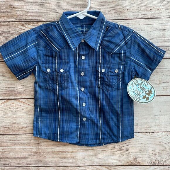 NEW WITH TAGS WRANGLER WESTERN SHIRT - Picture 1 of 6